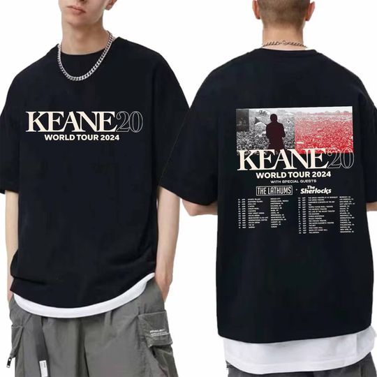 Keane World Tour 2024 Shirt, Keane Hopes and Fears 2024 Concert T Shirt