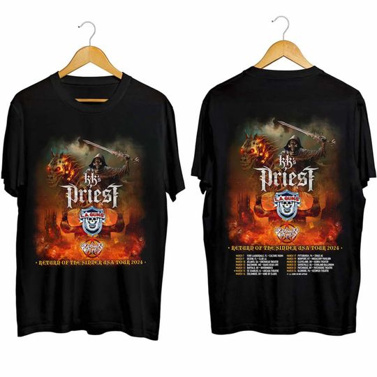 KKs Priest 2024 Tour Shirt, KK's Priest Band Fan T Shirt