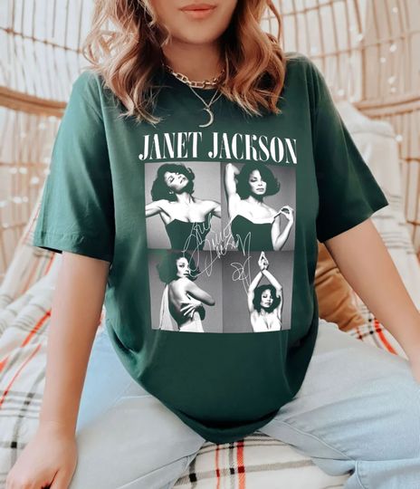 Janet Jackson Collection Singer T-Shirt, Together Again Tour 2024 Shirt