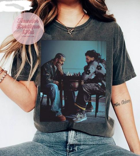 Vintage Drake J.Cole It's All a Blur Tour 2024 T Shirt