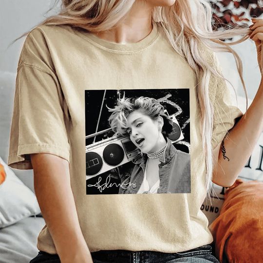 Madonna Retro T-Shirt Madonna Shirt Music T Shirt