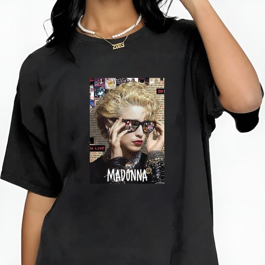 Madonna T-Shirt Madonna Music Shirt Vintage Retro Madonna T Shirt
