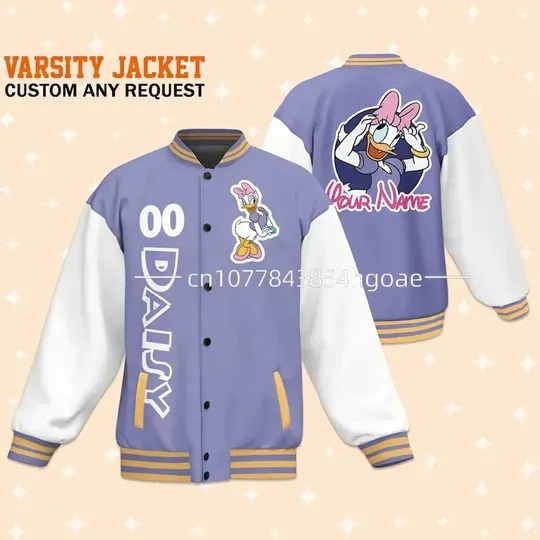 Summer Disney Daisy Duck Baseball Jacket
