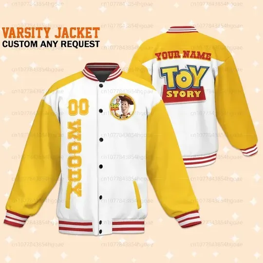2024 Toy Story Woody Baseball Jacket Buzz Lightyear