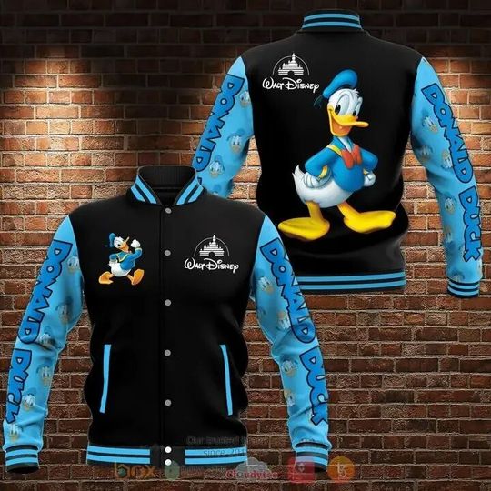 Walt Disney Donald Duck 3D Baseball Jacket Disney