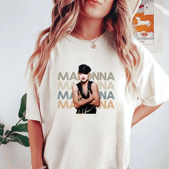 Madonna Tour Shirt Madonna Retro Vintage T-Shirt Madonna Madonna