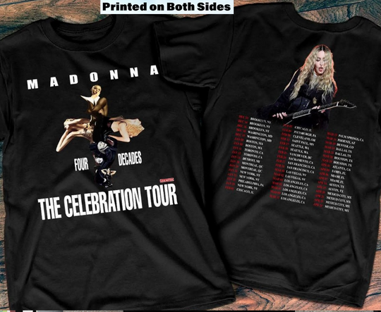 2023-2024 Madonna The Celebration Tour T-Shirt