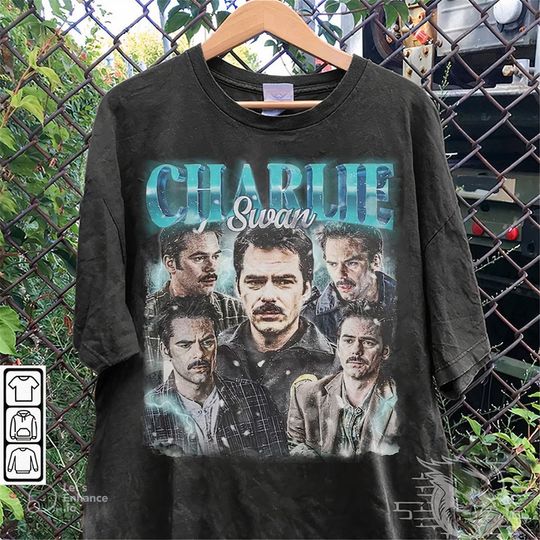 Vintage 90s Graphic Style Charlie Swan Movie T Shirt