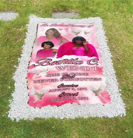 Thoughtful Tributes Custom Grave Blankets for Lasting Remembrance