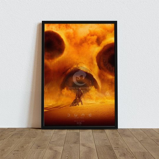 Dune: Part Two Movie Poster, Vintage Movie Poster