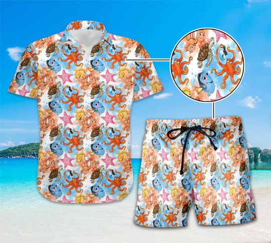 Finding Nemo Hawaii Shirt | Nemo And Marlin Summer Shirt