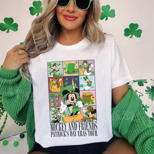 Mickey Minnie Mouse God Says I Am Patrick's Day Shirt | Disneyland Patrick Day's
