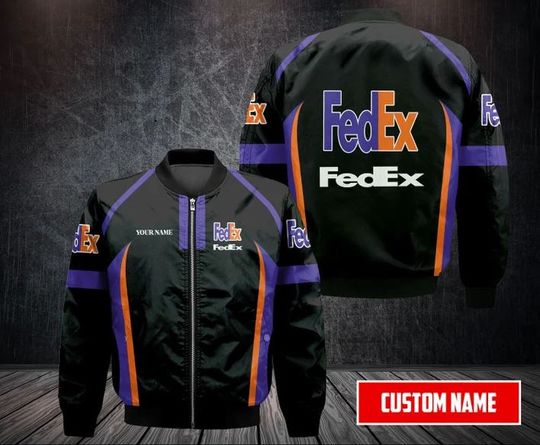 Personalized FedEx Bomber Jacket, FedEx Ground Jacket