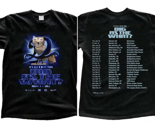 Drake and J. Cole Big As A What Tour 2024 T-Shirt