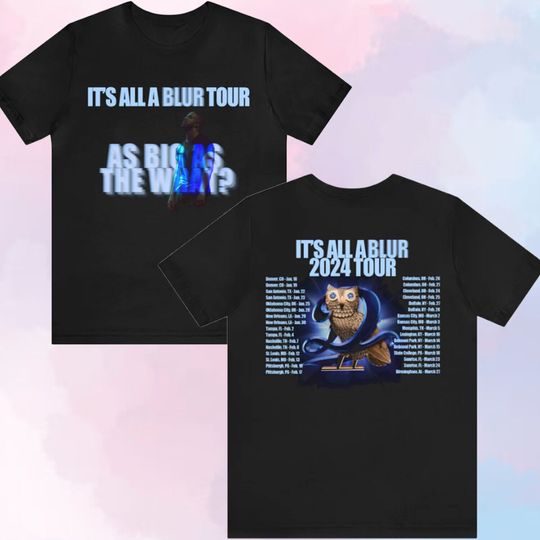 Drake J Cole Big As The What Tour 2024 T-Shirt, Drake J Cole It's All Blur Tour Shirt