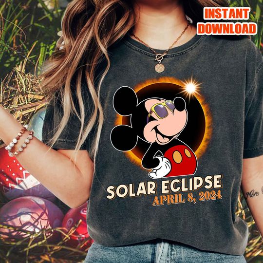 Mickey Solar Eclipse Png, Mickey Toodler Solar Eclipse T Shirt