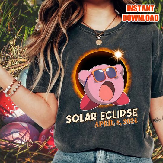 Kirby Total Solar Eclipse T Shirt