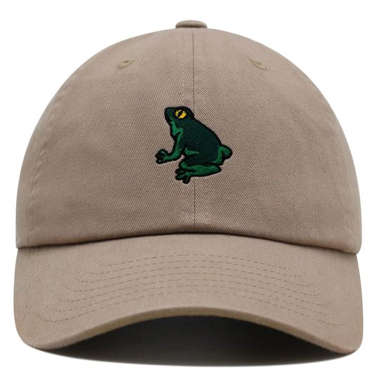 Frog Premium Dad Hat Embroidered Baseball Cap Pond