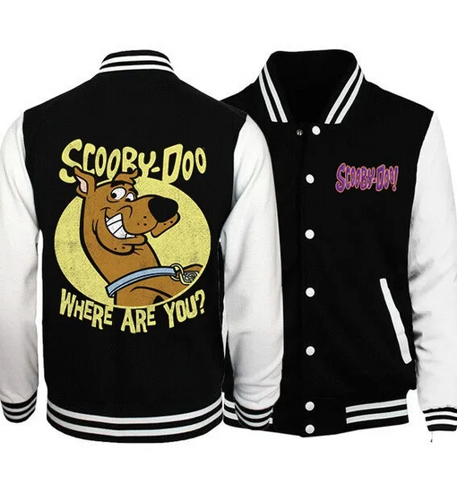 Scooby Doo Baseball Jacket, Cartoon Jacket