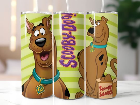 Scooby 20 oz tumbler 20oz Tumbler with Lid and Straw