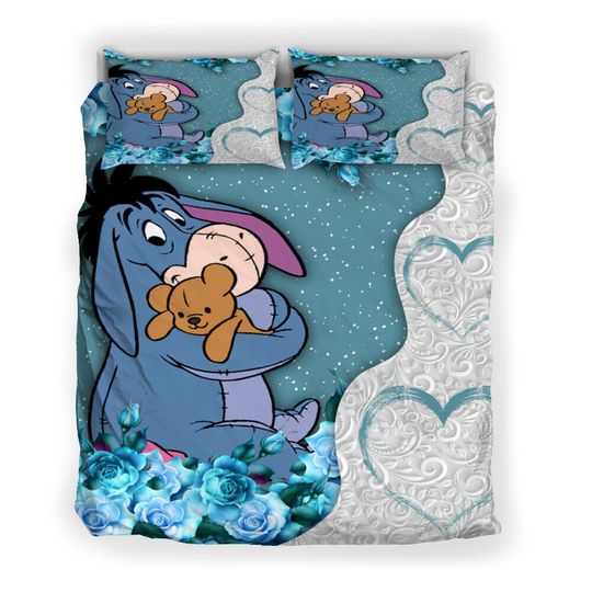 Winnie The Pooh Eeyore Disney Bedding Set, Cartoon Bedding