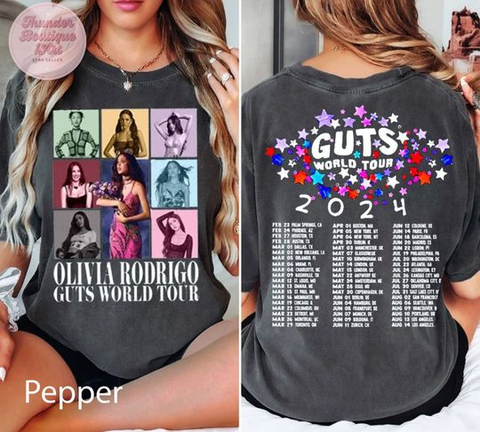 Vintage Olivia Guts Tour 2024 Shirt,Olivia T Shirt