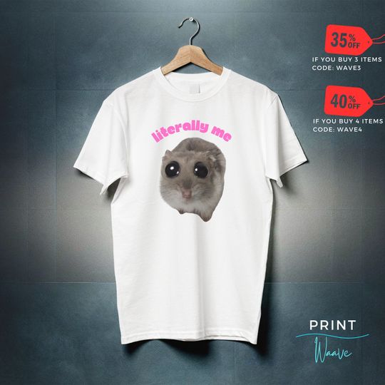 Sad Hamster Meme Shirt, Funny Trend T-Shirt