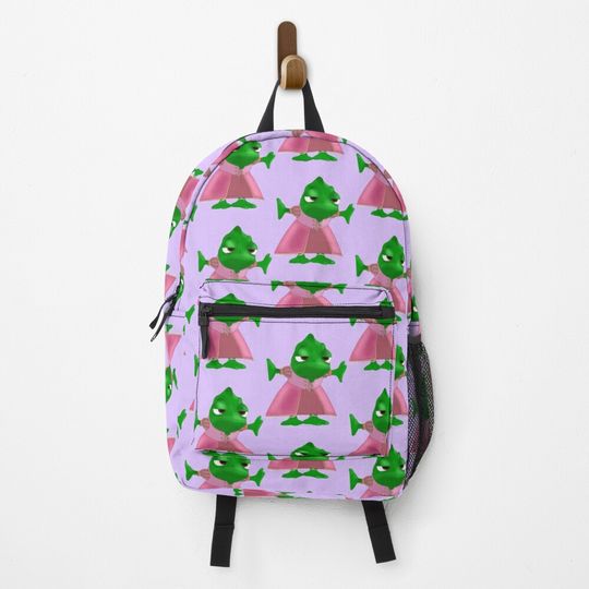 Pascal from Tangled pattern with pastel purple background Backpack