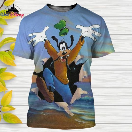 Goofy Disney Shirt, Disney 3D Printed Shirt