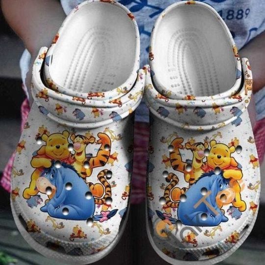 Pooh And Piglet Clogs, Winnie The Pooh Gift, Winnie The Pooh Clogs