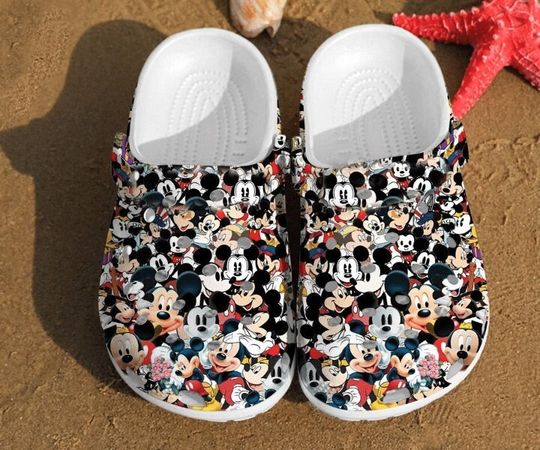Mickey Disney Casual Clogs, Mickey Sandals, Mickey Shoes