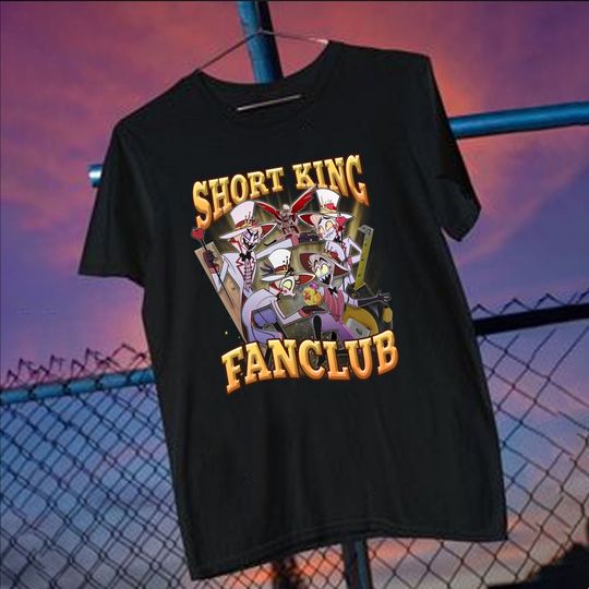 Short King Fanclub Hazbin Hotel Shirt, Lucifer short king fanclub