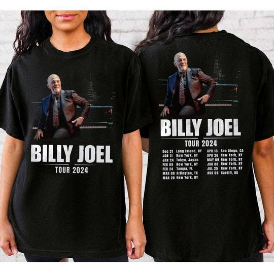 Billy Joel World Tour 2024 Shirt, Billy Joel Shirt