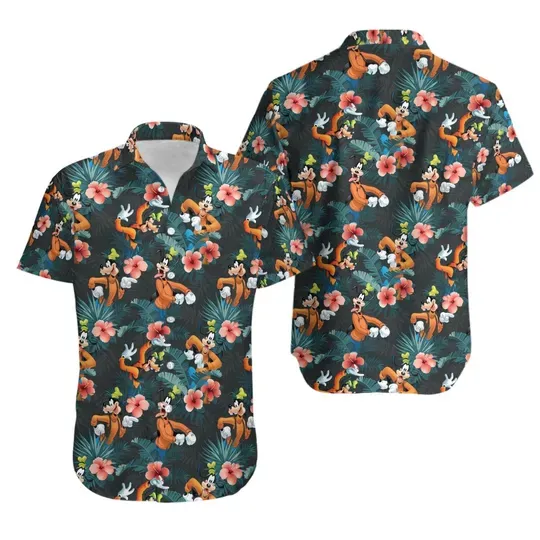 Disney Winnie the Pooh Hawaiian Shirt Disney Cartoon Hawaiian Shirt