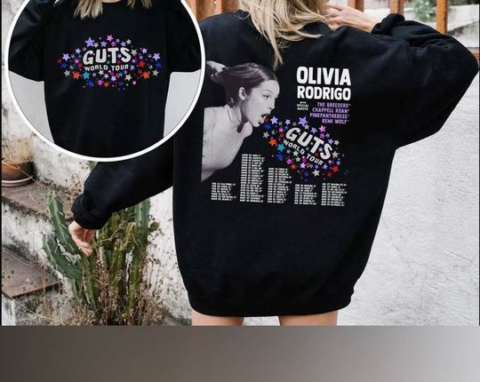 Olivia Guts Tour Shirt, Guts Tour Date 2024 Sweatshirt