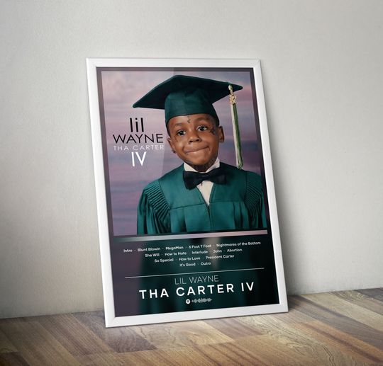 Lil Wayne Poster, Lil Wayne Concert Poster, Retro Music Poster