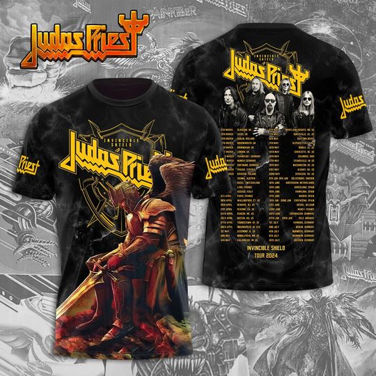 Judas Priest  Invincible Shield US Tour T-Shirt, Judas Priest Concert 2024 Shirt