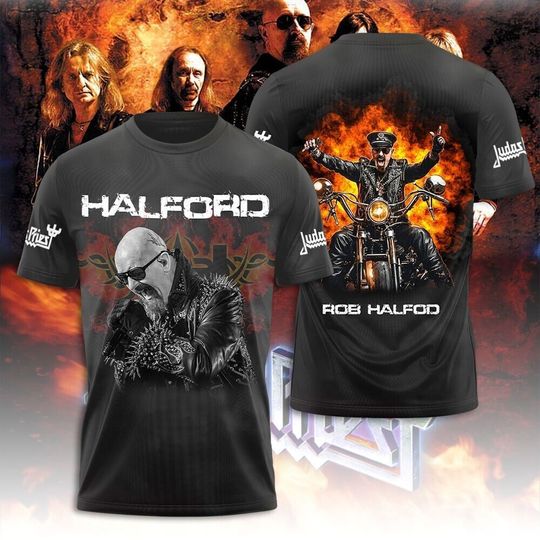 Judas Priest Rock Band Halford T-Shirt