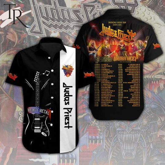 Judas Priest Invincible Shield Tour Europe 2024 Hawaiian