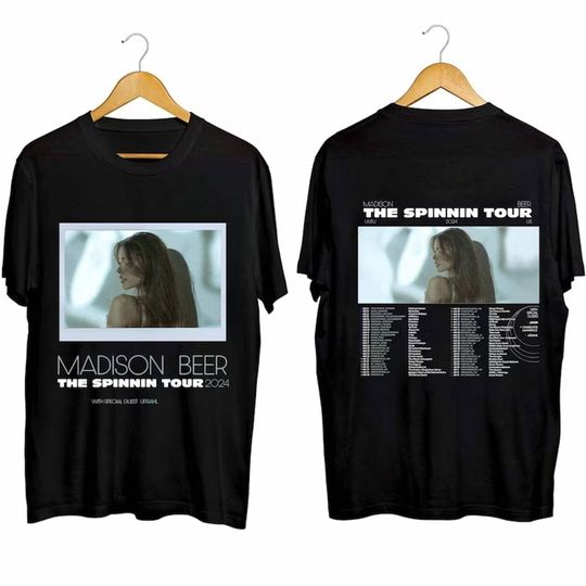 Madison Beer The Spinning Tour 2024 Shirt, Madison Beer Fan Shirt