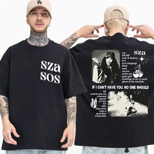 Singer SZA Music Album SOS Graphic T Shirts
