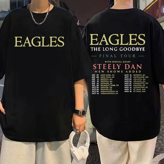 American Rock Bands Eagles Printed T Shirts