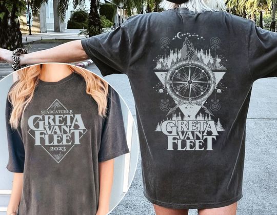 Graphic Greta Van Fleet Starcatcher World Tour 2023 T-Shirt