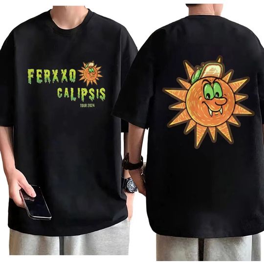 Rapper Feid Album Ferxxocalipsis Tour 2024 Graphic T Shirts