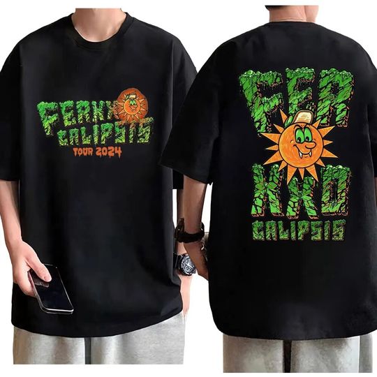 Rapper Feid Music Album T-shirt Ferxxocalipsis World Tour 2024 T Shirts