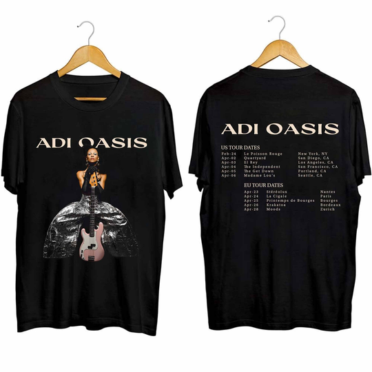 Adi Oasis 2024 Tour Shirt, Adi Oasis Fan Shirt, Adi Oasis 2024 Concert Shirt