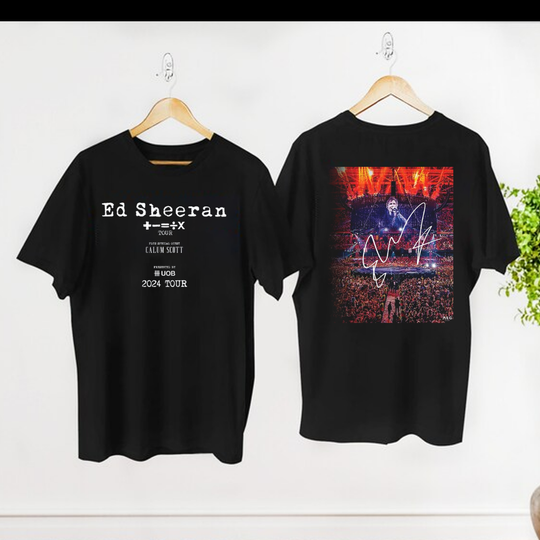 Ed Shee logo tour 2024 Hip Hop Men All Size T-Shirt