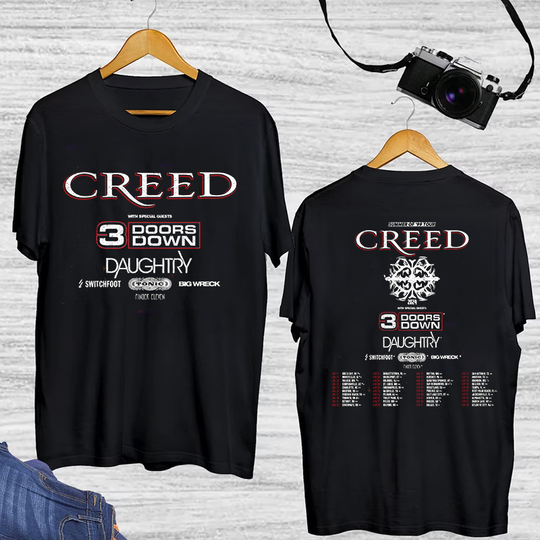 The Summer Of '99 Tour 2024 Creed Band T shirt
