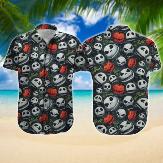 Jack Skellington Hawaiian Shirts Beach Disney Hawaiian