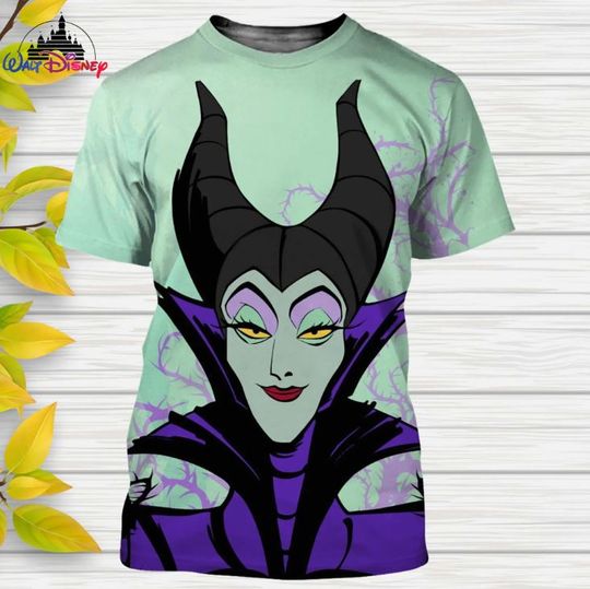 Maleficent Villains Disney Shirt, Disney 3D Printed Shirt